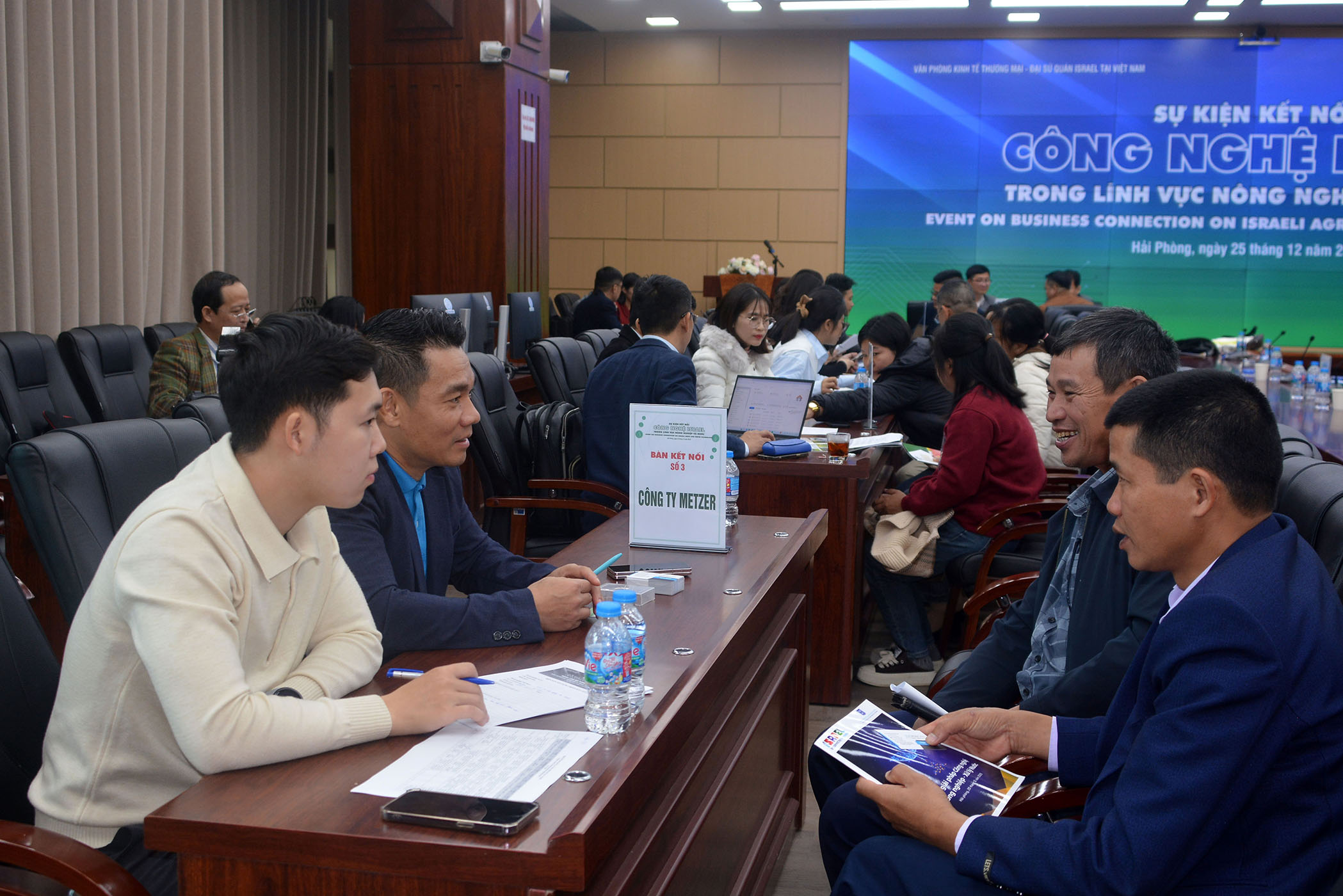 Tăng cường kết nối và chuyển giao công nghệ Israel trong nông nghiệp và tài nguyên nước tại Hải Phòng